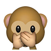 🙊 Emoji sich den Mund zuhaltendes Affengesicht Apple iOS 9.3.