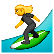 Emoji 🏄 Persona Che Fa Surf su Apple iOS 9.3.