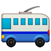 Émoji 🚎 Trolleybus sur Apple iOS 9.3.