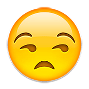 Emoji 😒 Faccina Contrariata su Apple iOS 9.3.