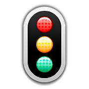 Emoji 🚦 Semaforo Verticale su Apple iOS 9.3.
