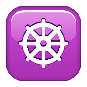Émoji ☸️ Roue Du Dharma sur Apple iOS 9.3.