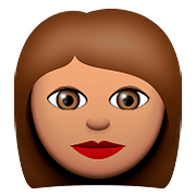 👩🏽 Emoji Mujer: Tono De Piel Medio en Apple iOS 9.3.