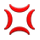 Emoji 💢 Rabbia su Apple iPhone OS 2.2.