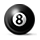 🎱 Emoji Bola Negra De Billar en Apple iPhone OS 2.2.