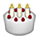 Émoji 🎂 Gâteau D’anniversaire sur Apple iPhone OS 2.2.