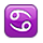 Emoji ♋ Segno Zodiacale Del Cancro su Apple iPhone OS 2.2.