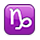 Emoji ♑ Segno Zodiacale Del Capricorno su Apple iPhone OS 2.2.
