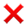 Emoji ❌ Croce su Apple iPhone OS 2.2.