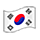 🇰🇷 Emoji Flagge: Südkorea Apple iPhone OS 2.2.