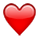 ❤️ Emoji Coração Vermelho na Apple iPhone OS 2.2.