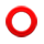 Émoji ⭕ Cercle Rouge sur Apple iPhone OS 2.2.