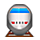 Emoji 🚅 Treno Alta Velocità Punta Arrotondata su Apple iPhone OS 2.2.