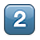 Emoji 2️⃣ Tasto: 2 su Apple iPhone OS 2.2.