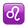 Emoji ♌ Segno Zodiacale Del Leone su Apple iPhone OS 2.2.