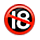 Emoji 🔞 Simbolo Di Divieto Ai Minorenni su Apple iPhone OS 2.2.