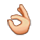 Emoji 👌 Mano Che Fa OK su Apple iPhone OS 2.2.