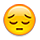 Emoji 😔 Faccina Pensierosa su Apple iPhone OS 2.2.