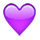 Émoji 💜 Cœur Violet sur Apple iPhone OS 2.2.