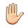 Émoji ✋ Main Levée sur Apple iPhone OS 2.2.