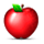 Émoji 🍎 Pomme Rouge sur Apple iPhone OS 2.2.