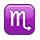 Emoji ♏ Segno Zodiacale Dello Scorpione su Apple iPhone OS 2.2.