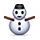 ⛄ Emoji Schneemann ohne Schneeflocken Apple iPhone OS 2.2.