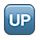 🆙 Emoji Schriftzug „UP!“ im blauen Quadrat Apple iPhone OS 2.2.