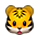 Émoji 🐯 Tête De Tigre sur Apple iPhone OS 2.2.