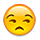 😒 Emoji verstimmtes Gesicht Apple iPhone OS 2.2.