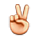 ✌️ Emoji Mão Em V De Vitória na Apple iPhone OS 2.2.