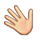 Emoji 👋 Mano Che Saluta su Apple iPhone OS 2.2.