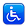 Emoji ♿ Simbolo Della Disabilità su Apple iPhone OS 2.2.