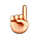☝️ Emoji Indicador Apontando Para Cima na Apple iPhone OS 2.2.