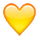 💛 Emoji Corazón Amarillo en Apple iPhone OS 2.2.