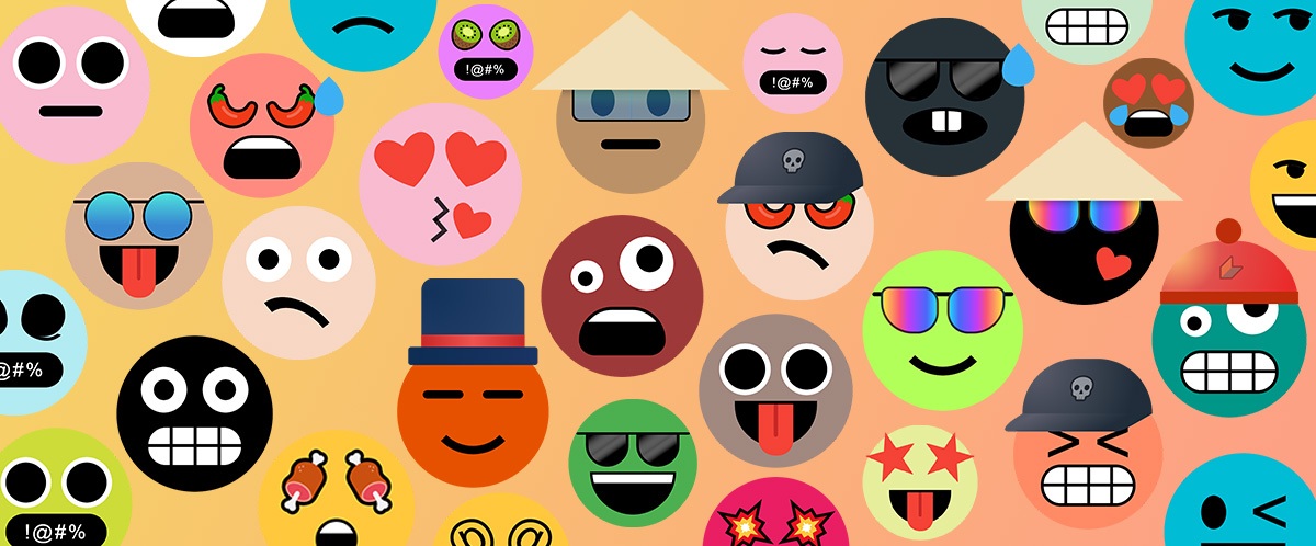 Ejemplos de diseñador de emoji