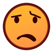 😧 Emoji Cara Angustiada en emojidex 1.0.14.