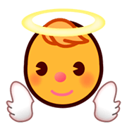👼 Emoji Bebé ángel en emojidex 1.0.14.