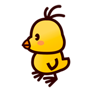 Emoji 🐤 Pulcino su emojidex 1.0.14.