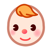 Emoji 👶🏻 Neonato: Carnagione Chiara su emojidex 1.0.14.