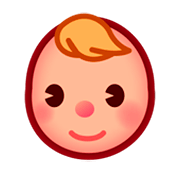 👶🏼 Emoji Bebé: Tono De Piel Claro Medio en emojidex 1.0.14.