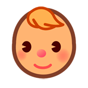 Émoji 👶🏽 Bébé : Peau Légèrement Mate sur emojidex 1.0.14.