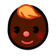 👶🏿 Emoji Bebé: Tono De Piel Oscuro en emojidex 1.0.14.