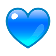 💙 Emoji blaues Herz emojidex 1.0.14.