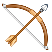 Émoji 🏹 Arc Et Flèche sur emojidex 1.0.14.