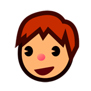 Emoji 👦🏽 Bambino: Carnagione Olivastra su emojidex 1.0.14.