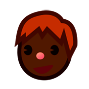 👦🏿 Emoji Junge: dunkle Hautfarbe emojidex 1.0.14.