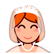 👰🏼 Emoji Novia Con Velo: Tono De Piel Claro Medio en emojidex 1.0.14.