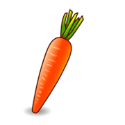 🥕 Emoji Zanahoria en emojidex 1.0.14.
