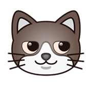 Émoji 😼 Chat Avec Sourire En Coin sur emojidex 1.0.14.
